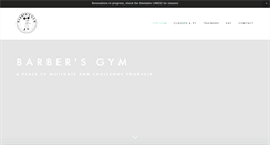 Desktop Screenshot of barbersgym.com